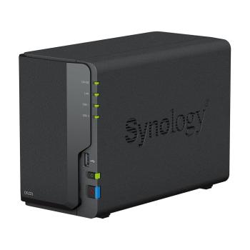 Synology DS223 incl. 8TB (2 x 4TB) Western Digital WD Purple Surveillance NAS RAID Server