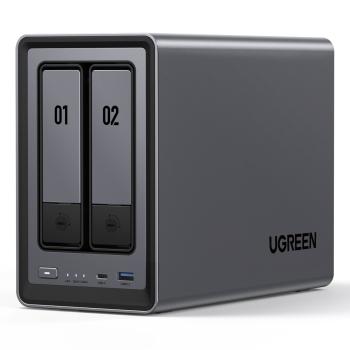 Ugreen NASync DXP2800 2-Bay NAS System RAID Server - Leergehäuse -