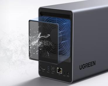 Ugreen NASync DXP2800 2-Bay NAS System RAID Server - Leergehäuse -