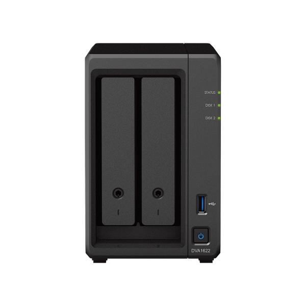 Synology Deep Learning NVR DVA1622 incl. 2 x 4 TB Western Digital WD Purple Surveillance HDD