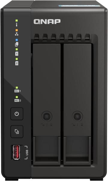 QNAP TS-253e incl. 16TB (2 x 8TB) Western Digital RED Plus NAS HDD