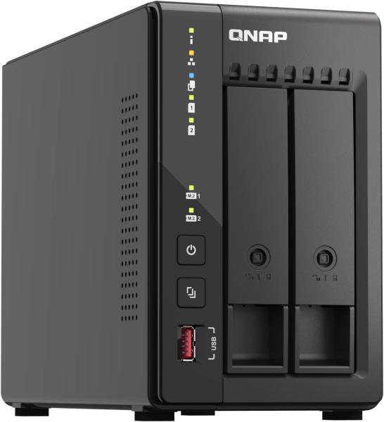 QNAP TS-253e incl. 16TB (2 x 8TB) Western Digital RED Plus NAS HDD