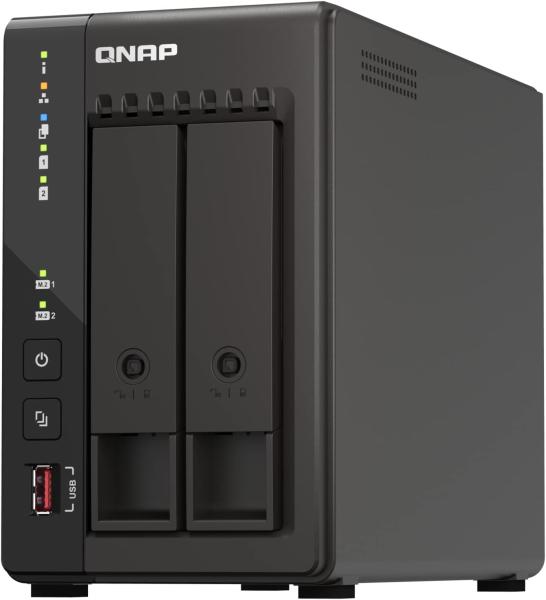 QNAP TS-253e incl. 16TB (2 x 8TB) Western Digital RED Plus NAS HDD