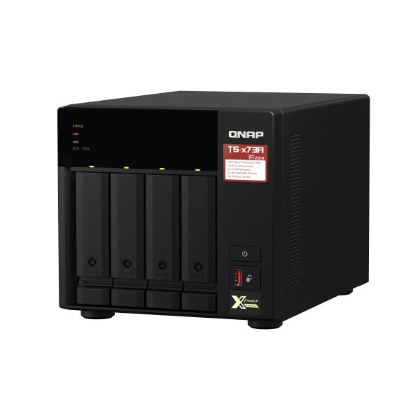 QNAP TS-473A-8G incl. 16TB (4 x 4TB) WD RED PLUS NAS RAID Server