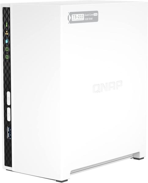 QNAP TS-233 incl. 8TB (2 x 4TB) WD RED PLUS