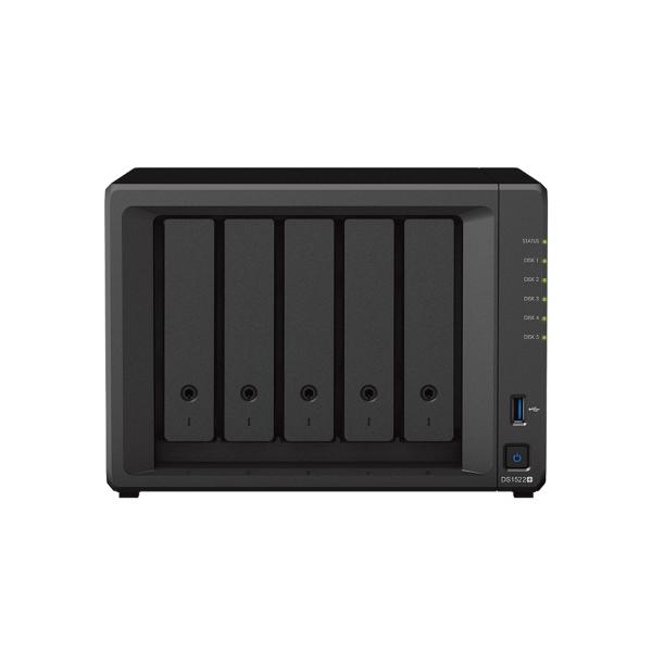 Synology DiskStation DS1522+ 8GB RAM 5 Einschübe NAS-Server Leergehäuse (DS1522+)
