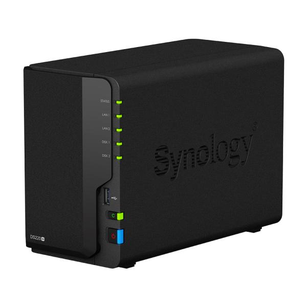 Synology DS220+ incl. 16TB 2x 8TB WD RED PLUS NAS RAID Server