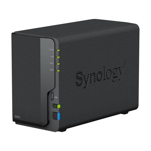 Synology DS223 incl. 28TB (2 x 14TB) WD RED Plus NAS RAID Server