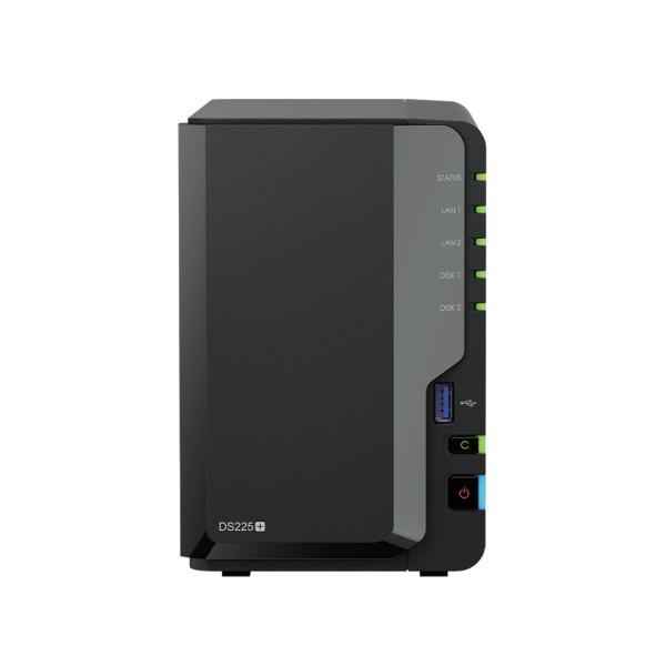Synology DS225+ Diskstation incl. 8TB (2 x 4TB) HAT5300-4T SATA HDD Enterprise Series NAS RAID Server