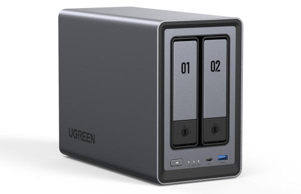 Ugreen NASync DXP2800 2-Bay NAS System RAID Server - Leergehäuse -