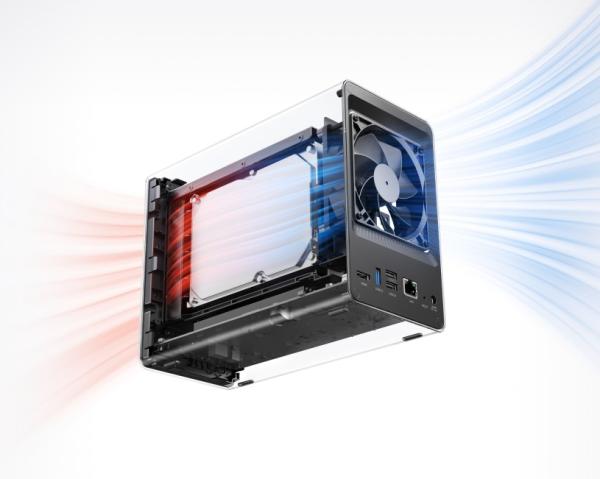 Ugreen NASync DXP2800 2-Bay NAS System RAID Server - Leergehäuse -